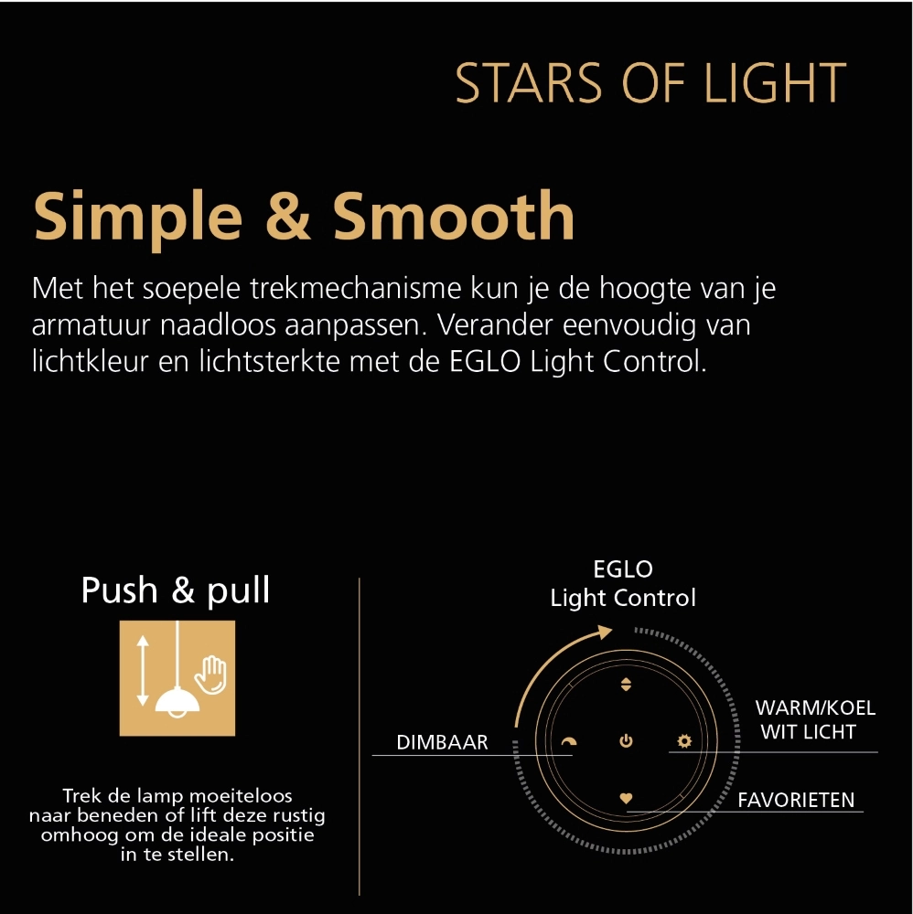 Design pendant lamp Guntin Adjustable Grey Stars of Light 9008606357802