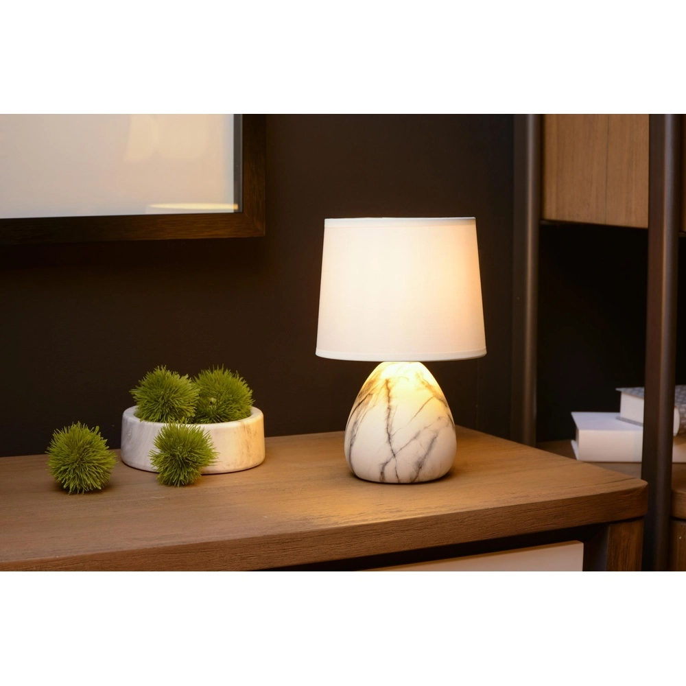 Lampe de table Marmo Blanc Lucide 5411212470232