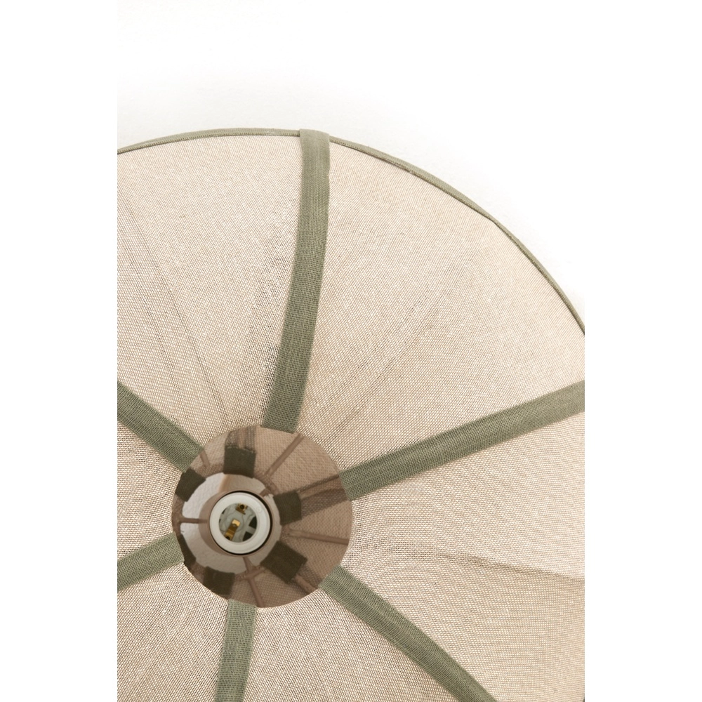 Lampe pendante Japandi Mirelys Ø 49cm - vert olive Light & Living 8717807835903