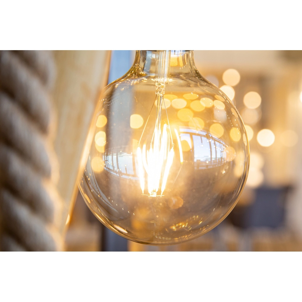 Lampe de sol de campagne Nerida bois Globo 9007371475568