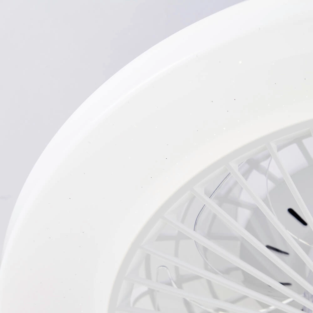 Ventilateur de plafond Siano avec lampe - blanc Brilliant 4004353453441