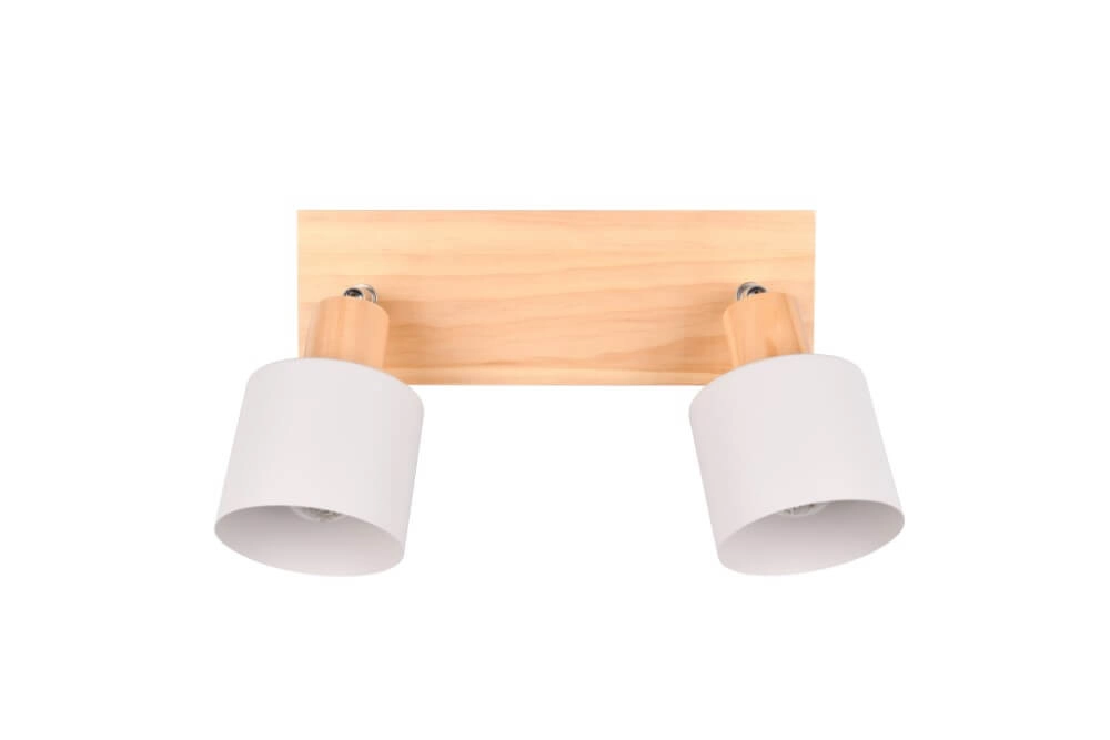 Plafonnier double Shanti avec aspect bois Trio 4017807615722