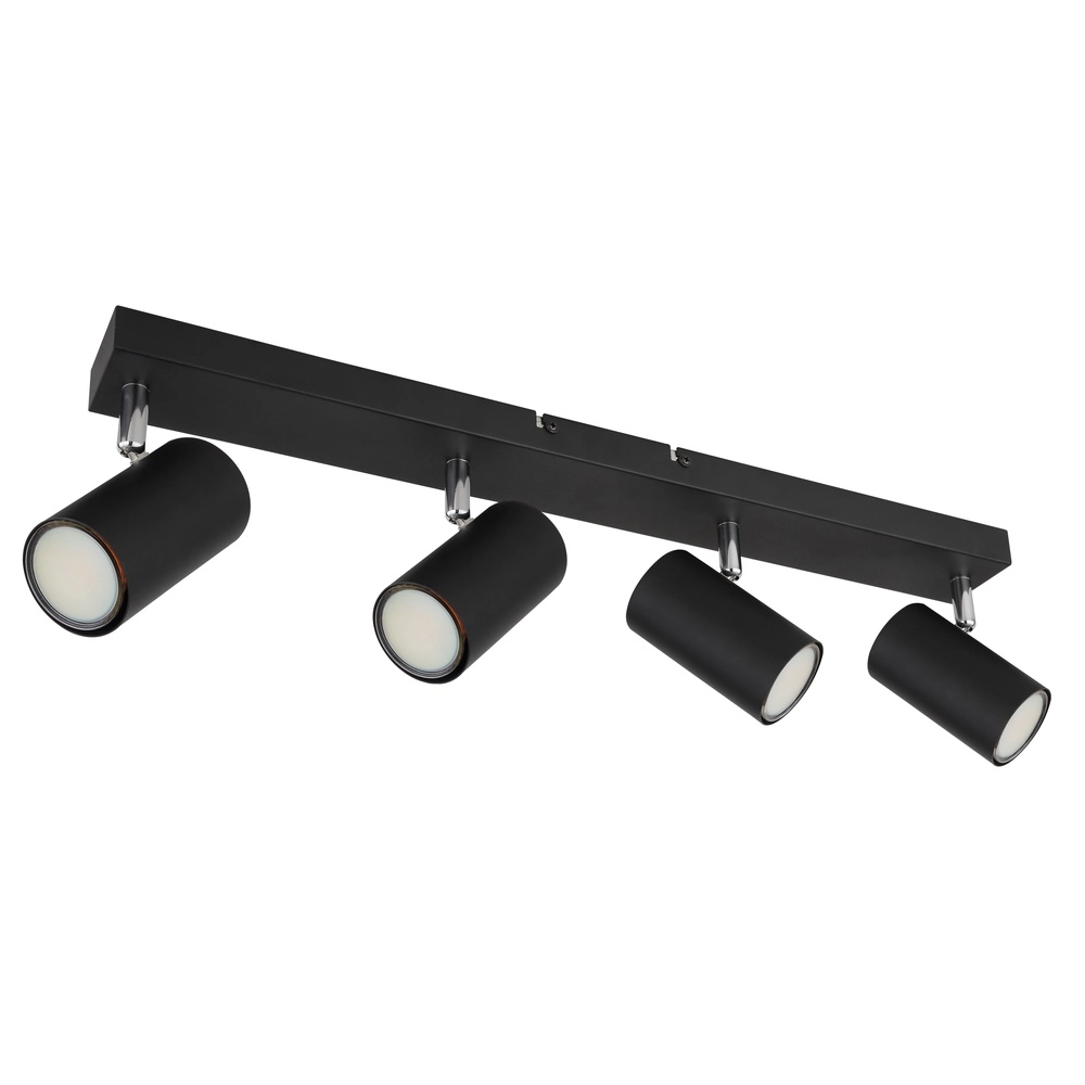 Lampe de plafond à 4 lumières Robby Noir Globo 9007371436538