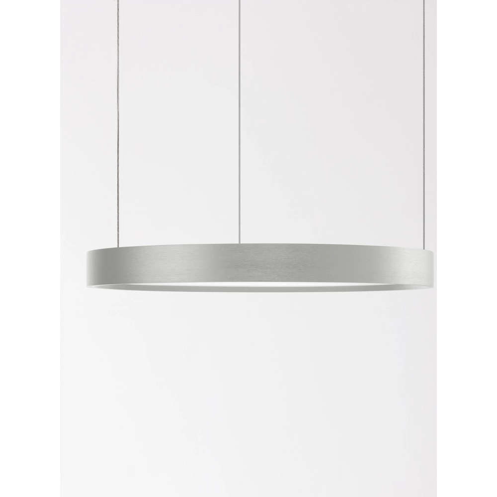 Suspension ronde Perrine gris argenté Ø 40cm Lyora 5212017438393