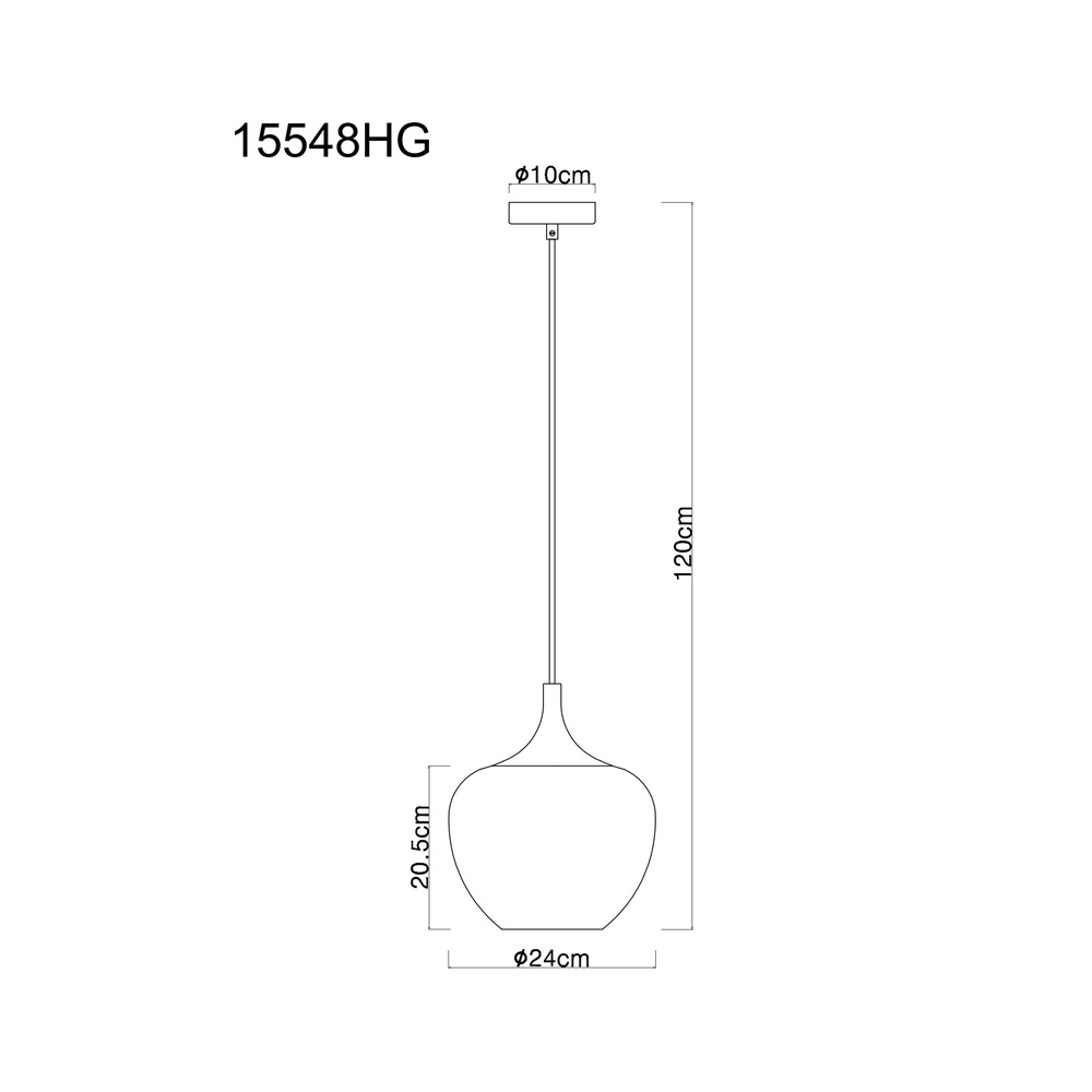 Lampe pendante de conception Maxy noir avec verre rouge Globo 9007371450978