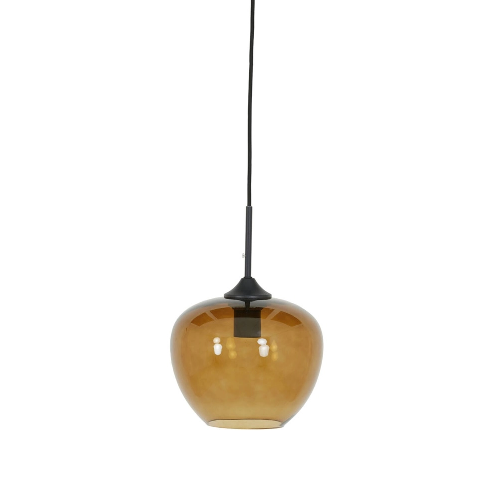 Lampe suspendue Mayson Ø 23cm d’ambre