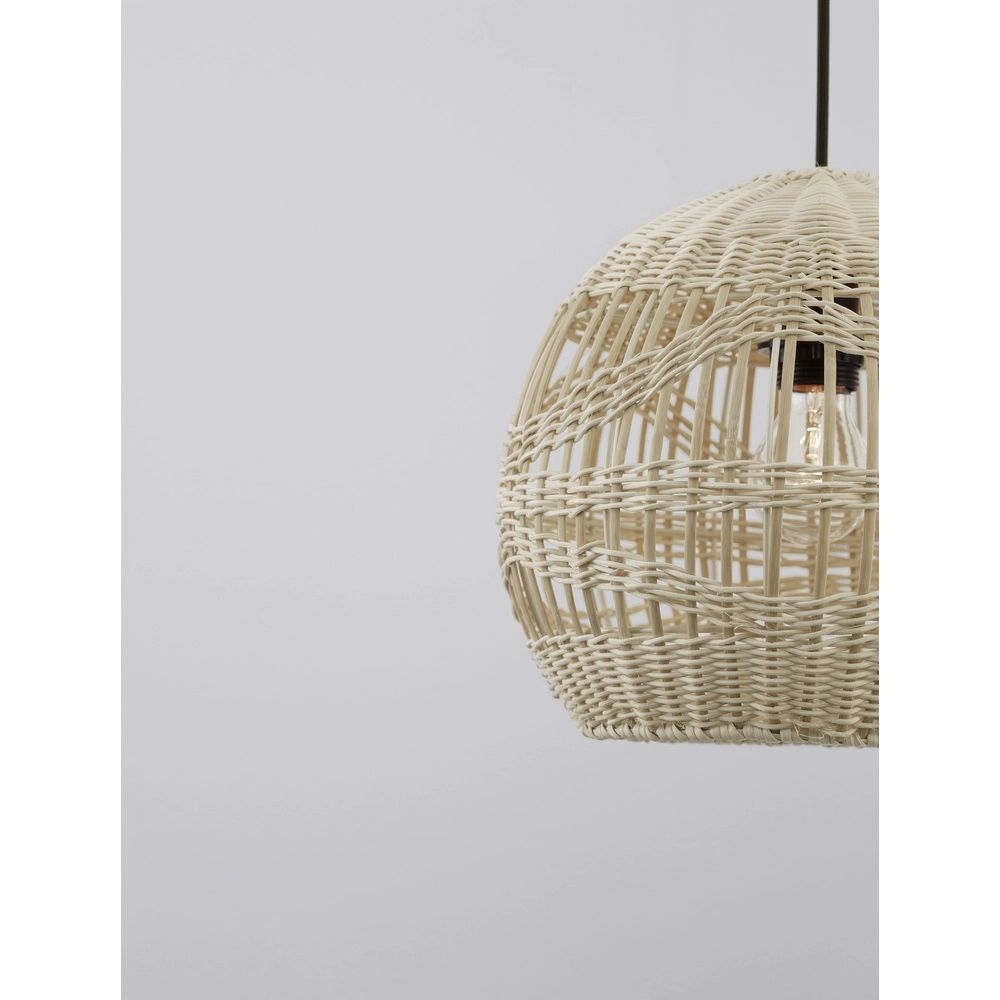 Suspension en rotin Marlo Boule Ø 30cm Lyora 5212017438829