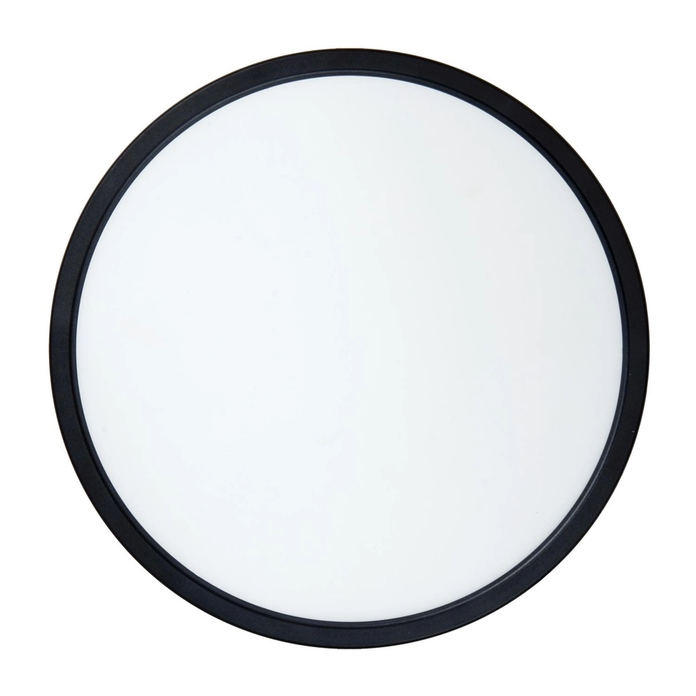 Éclairage de plafond Castor noir avec blanc Ø 32cm
