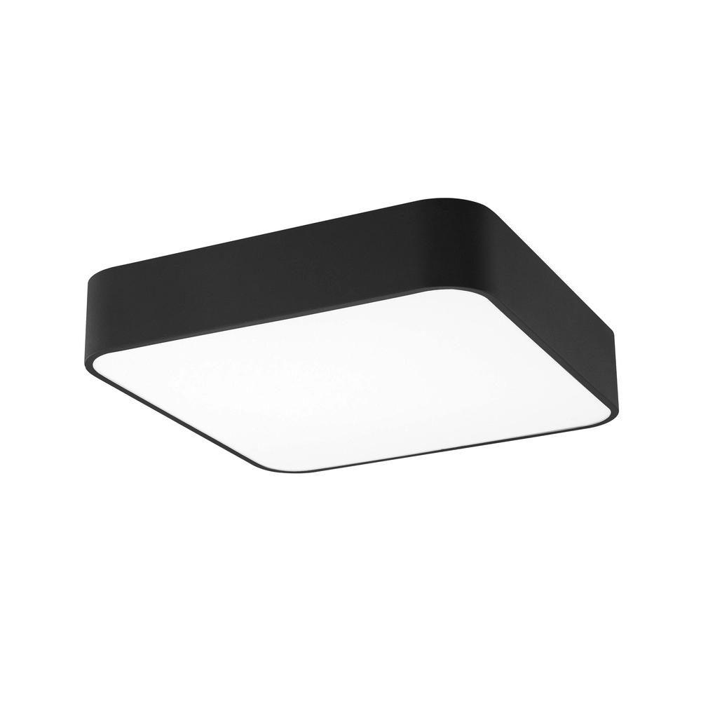 Plafonnier carré Ragu noir 36cm Lyora 5212017413734