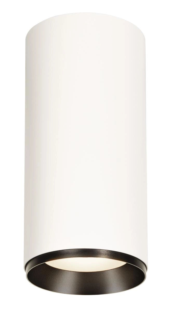 Spot en saillie Numinos XL cylindre blanc/noir 4000K - 36 deg