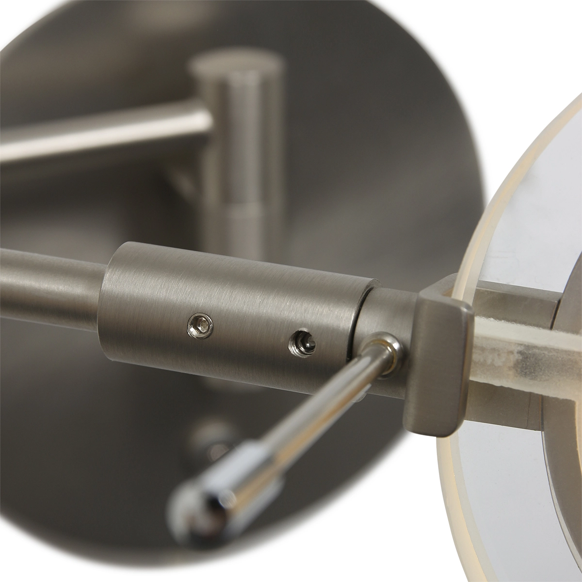 Lampe de lecture murale LED Turound 10w - 2700K - 62cm verre clair inox Steinhauer 8712746133370