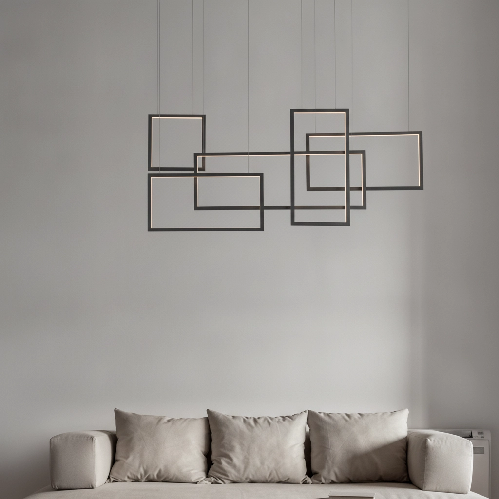 Suspension Cornice Design noir Lyora 5212017424716