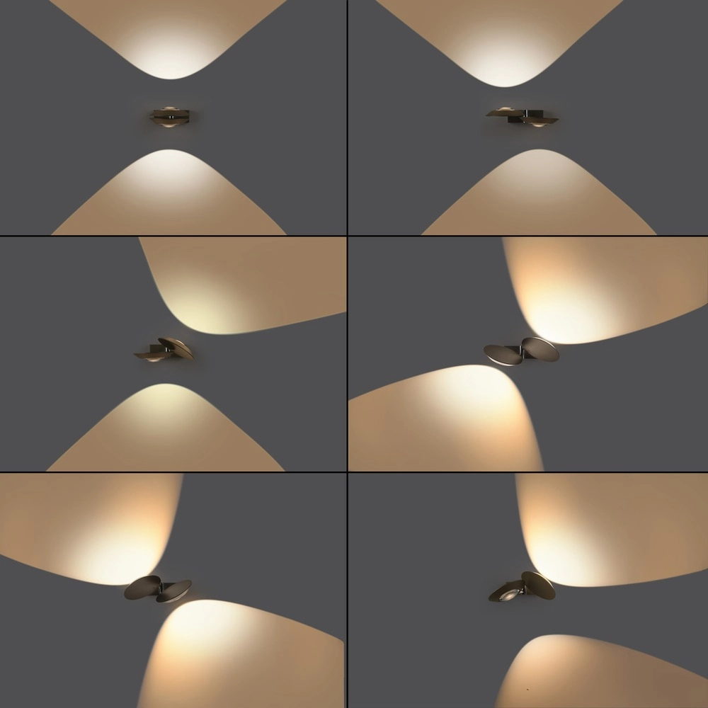 Lumière murale LED 2L Pure Oculis Blanc Paul Neuhaus 4012248397015