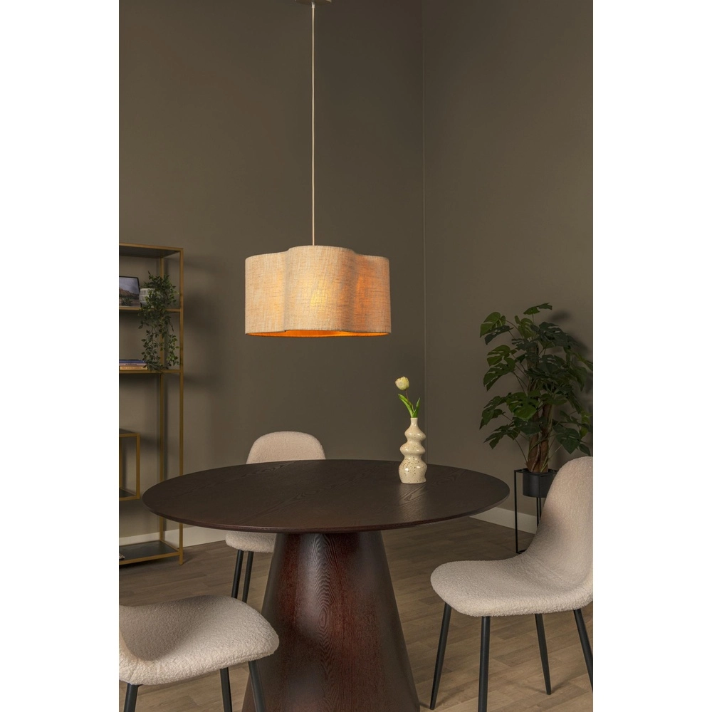 Lampe suspendue organique Chantal beige Lucide 5411212510112