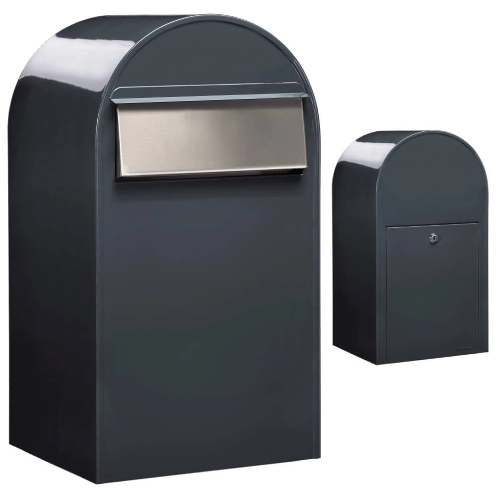 Boites aux lettres Grande B 7016 i Gris foncé Boites aux lettres Grande B 7016 i Gris foncé