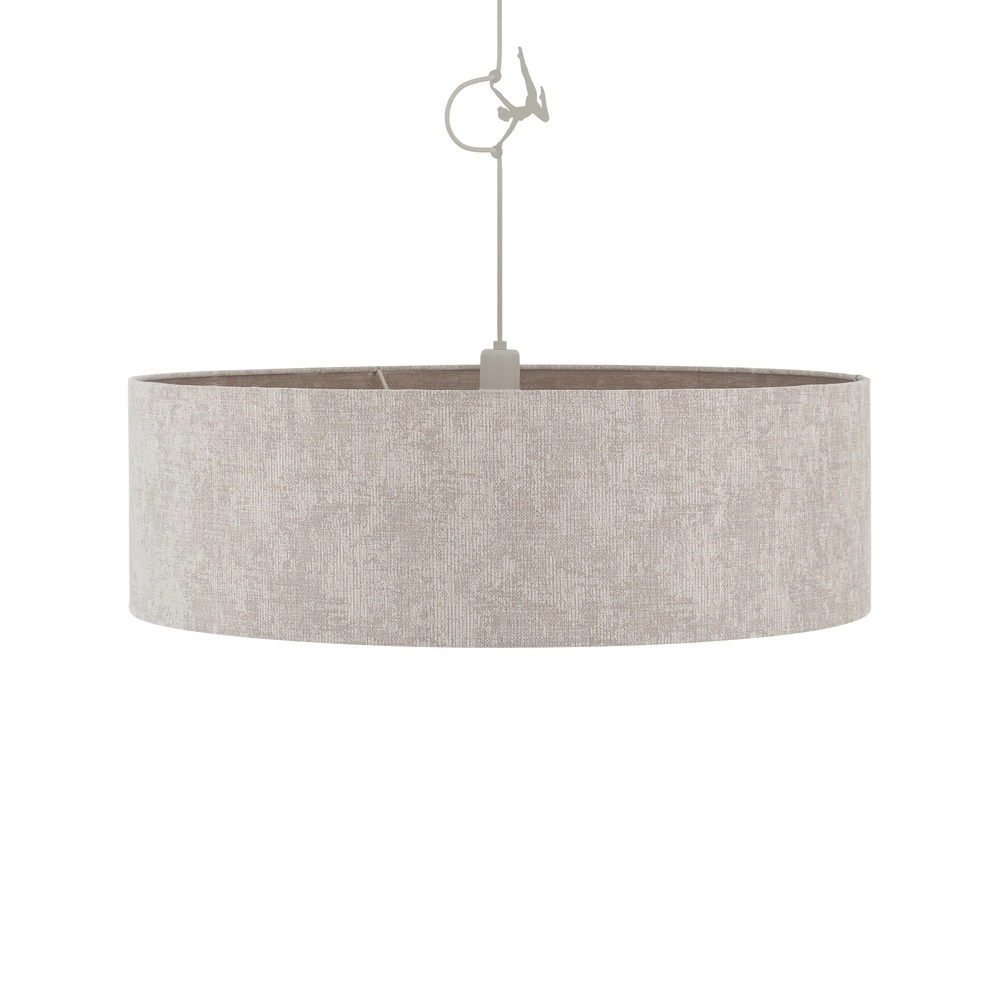 Lampe suspendue Cedro brun sable Ø 65cm Lyora 5903139116664