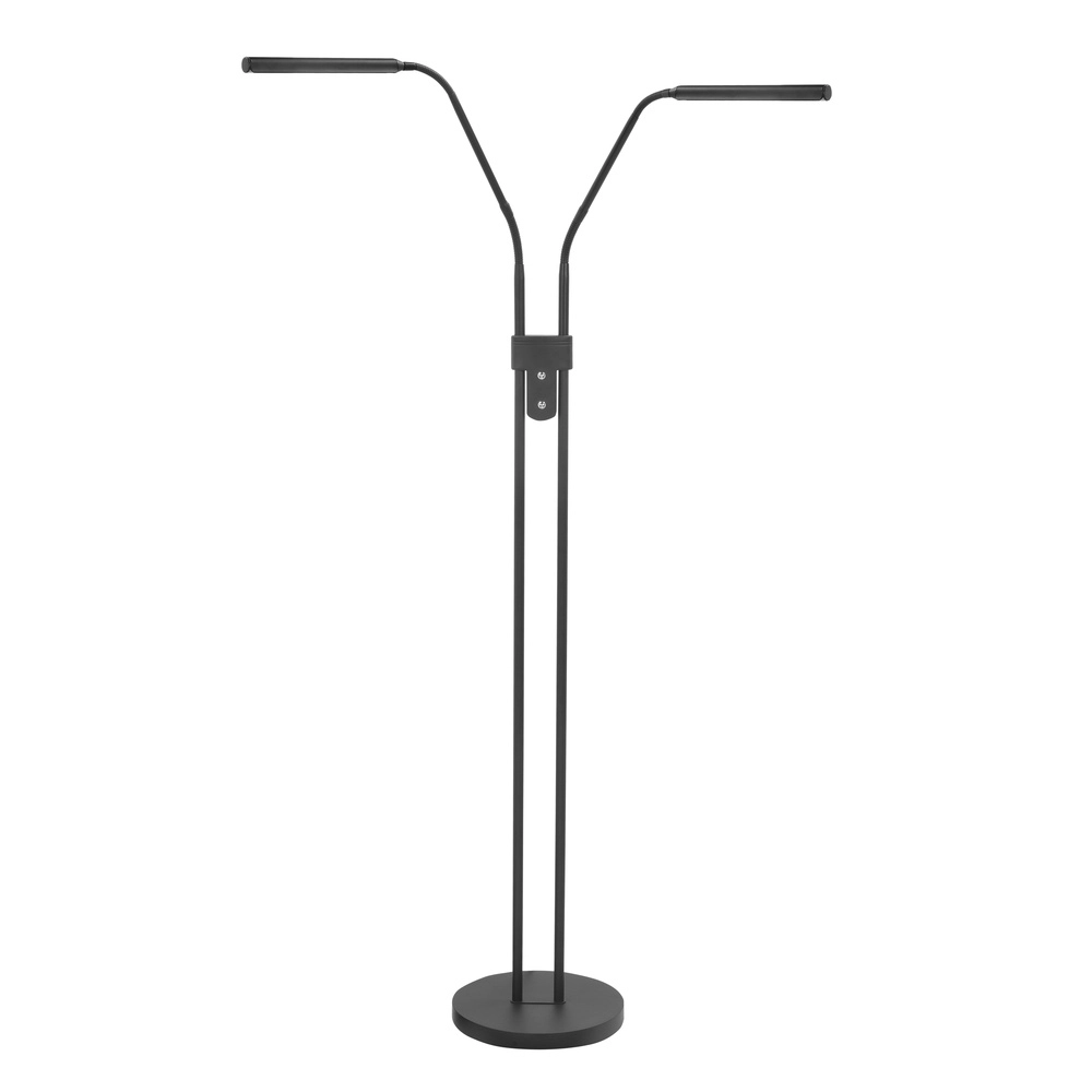 Lampe de lecture design Murcia noir 2 lumières