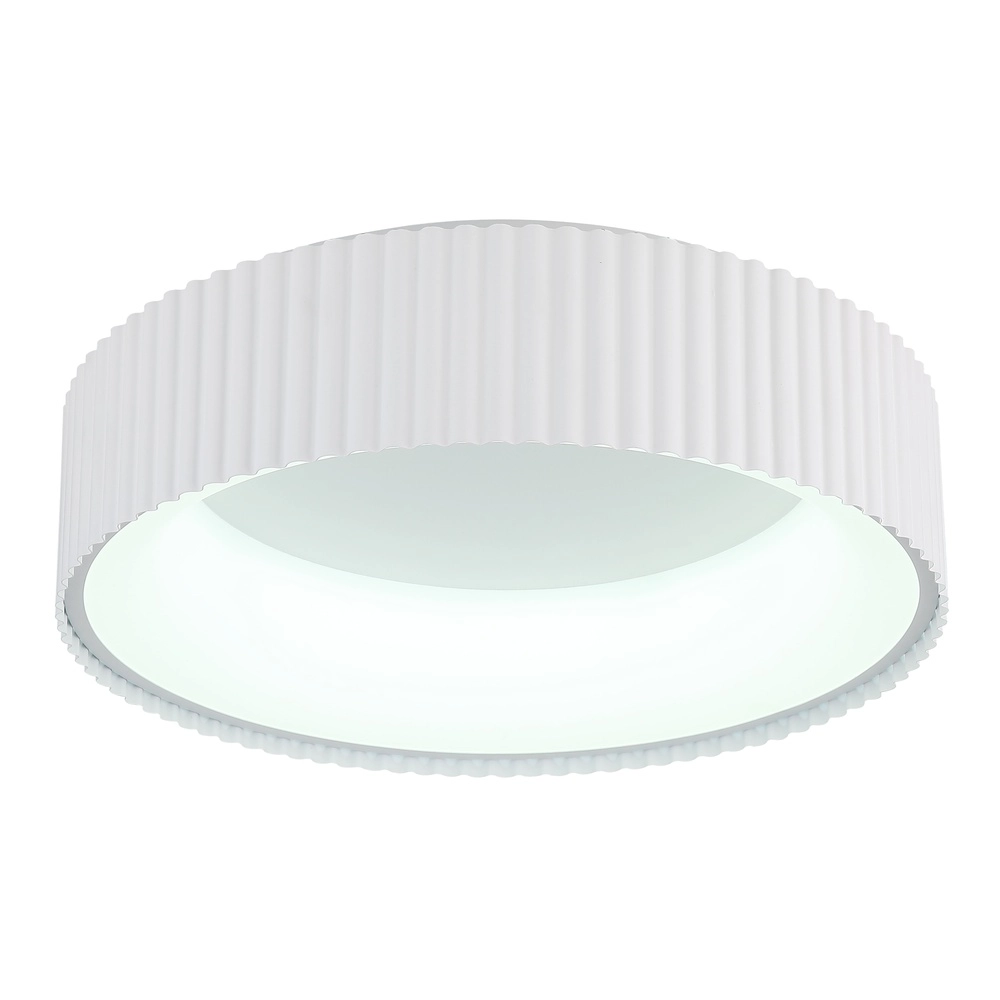 Lampe de plafond Kemp blanc Ø 46 cm Globo 9007371578269