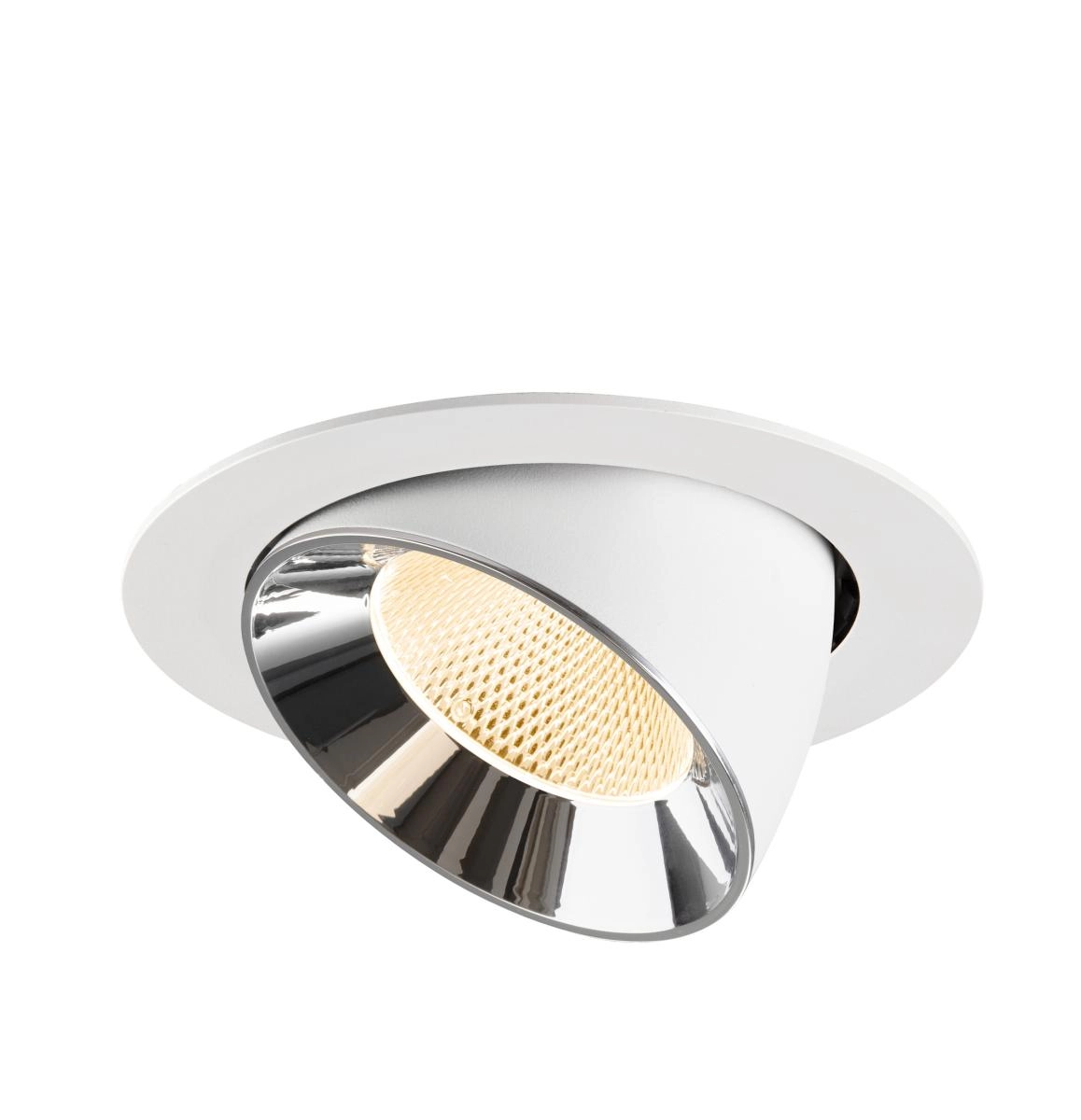 Spot encastré Numinos Gimble XL blanc/chrome 2700K - 20 deg SLV 4024163308793