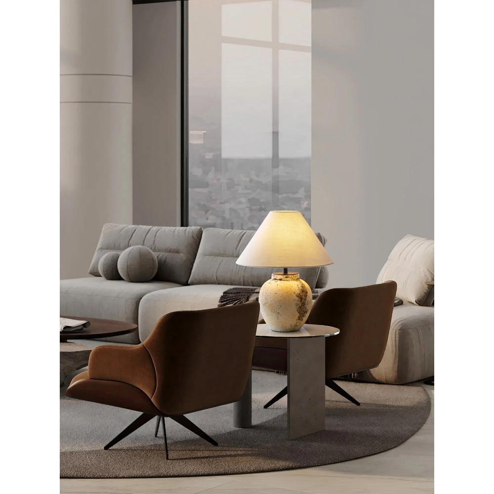 Lampe de table Lupe Céramiques marbrées Lyora 5212017477903