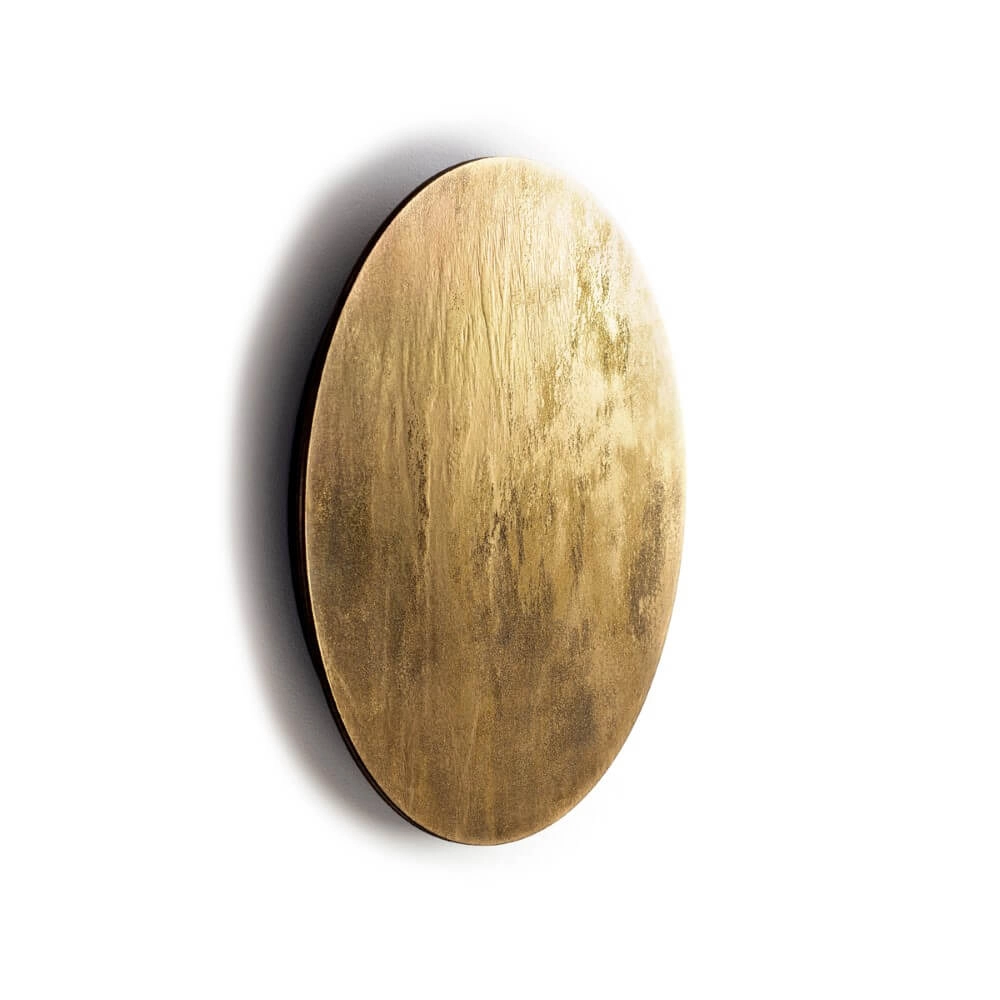 Applique dorée Ring Led Wood L Applique dorée Ring Led Wood L