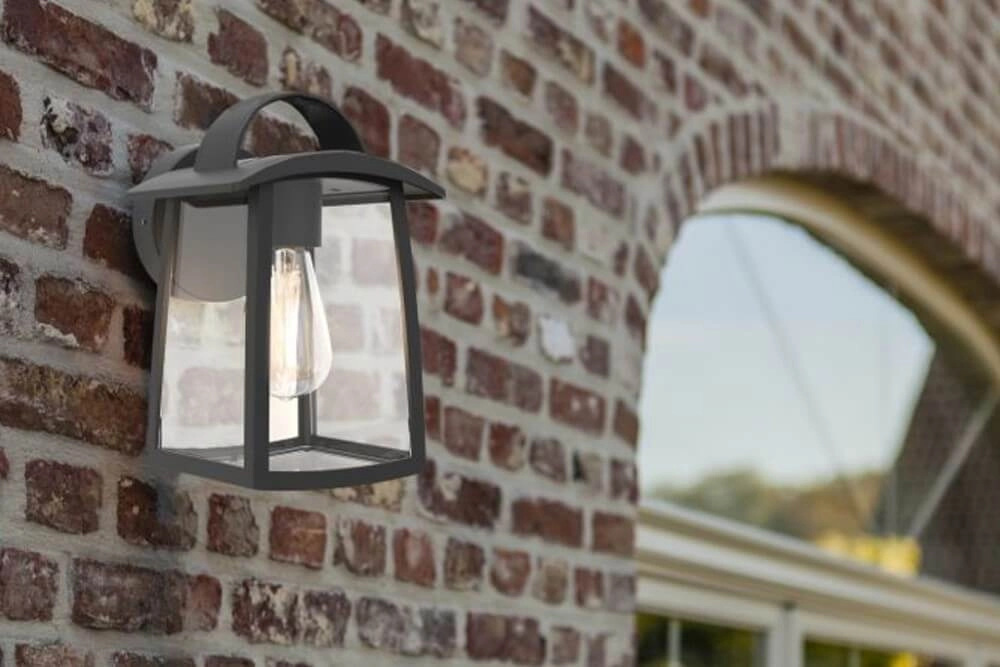 Applique noire Kelsey Verre propre Lutec 6939412010243