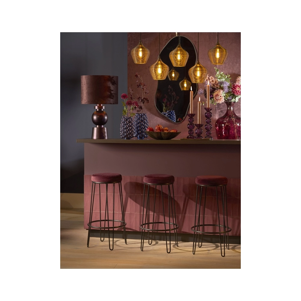 Lampe suspendue Alvaro Bronze 5 légers Light & Living 8717807635626