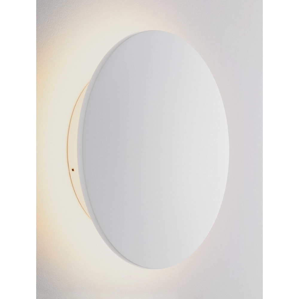 Applique murale ronde Copper blanc Ø 30cm Lyora 5212017447371