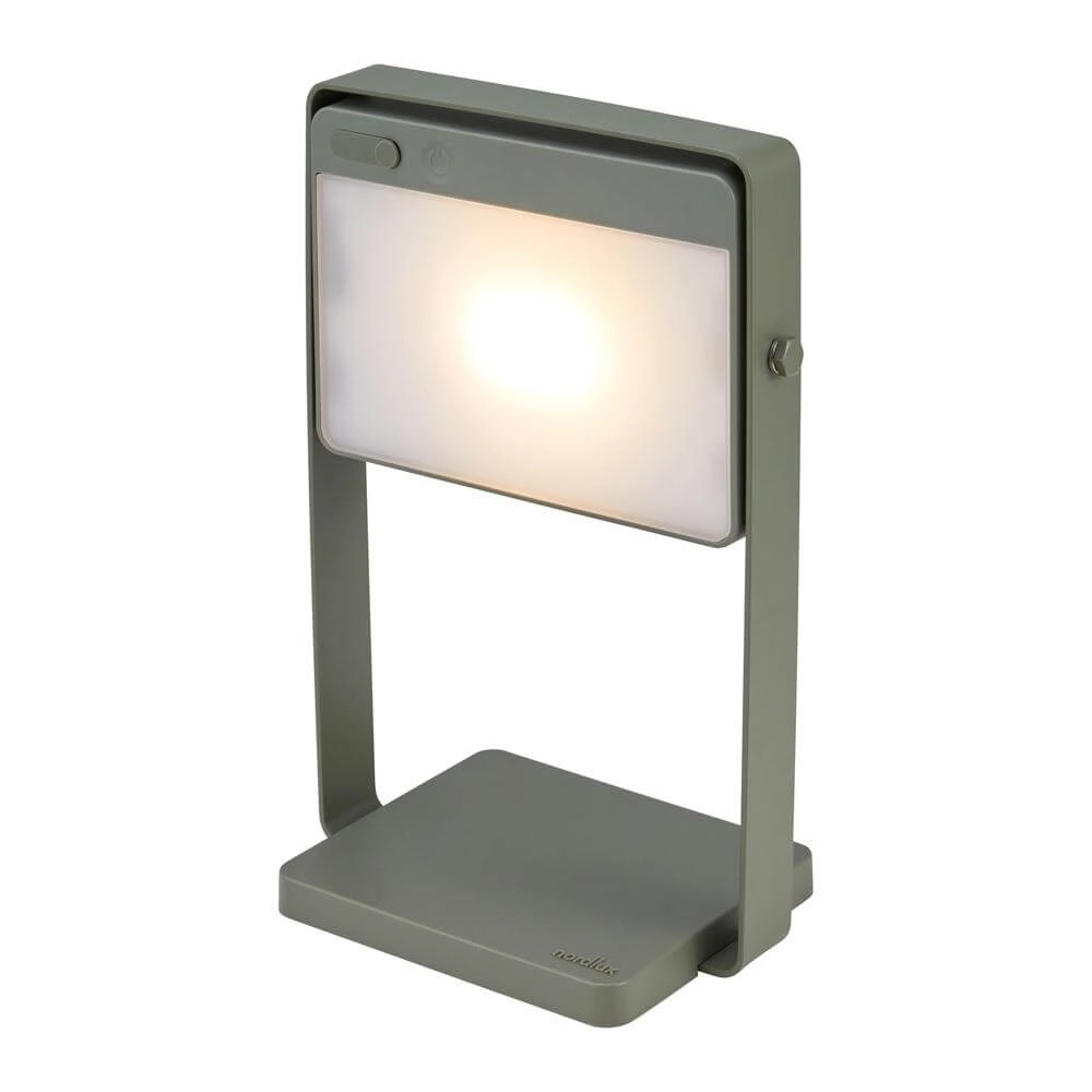 Lampe de table design Saulio Vert rechargeable