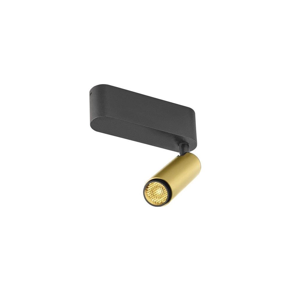 Spot monté en surface Grip! S or avec noir 3000K