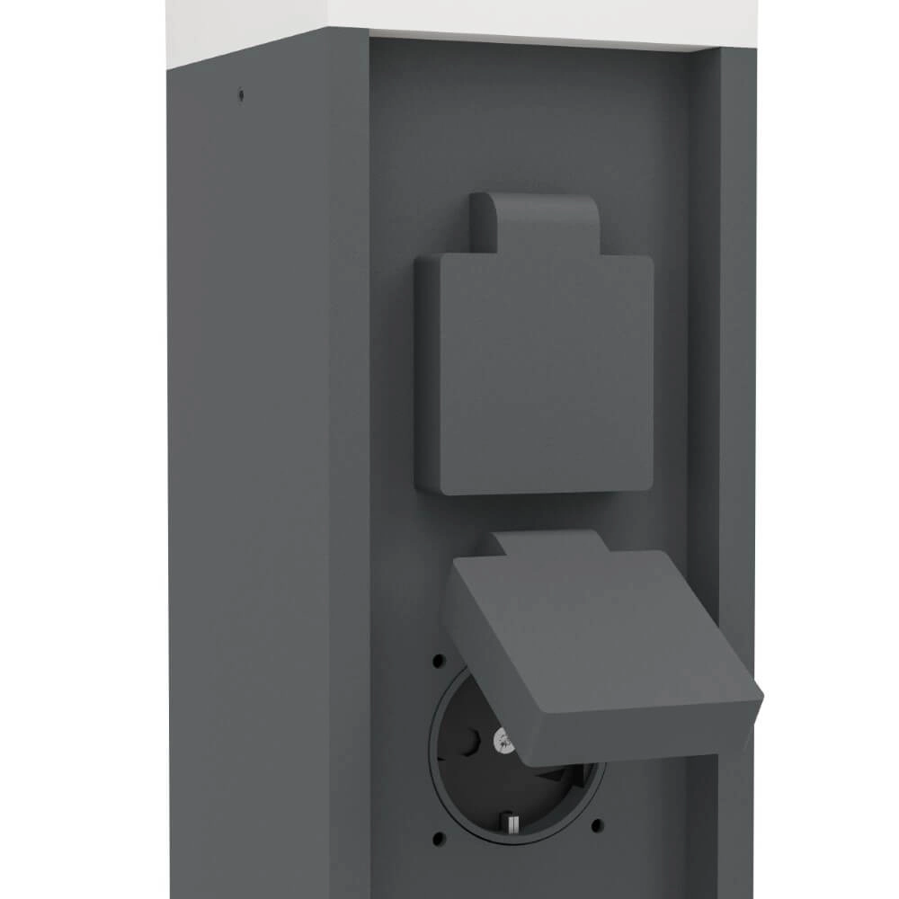 Douille avec lampe Park 5 anthracite Eglo 9008606297825