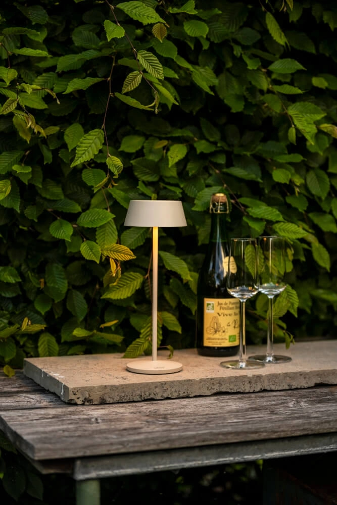 Lampe de table rechargeable Menton brun sable KonstSmide 7318307839333