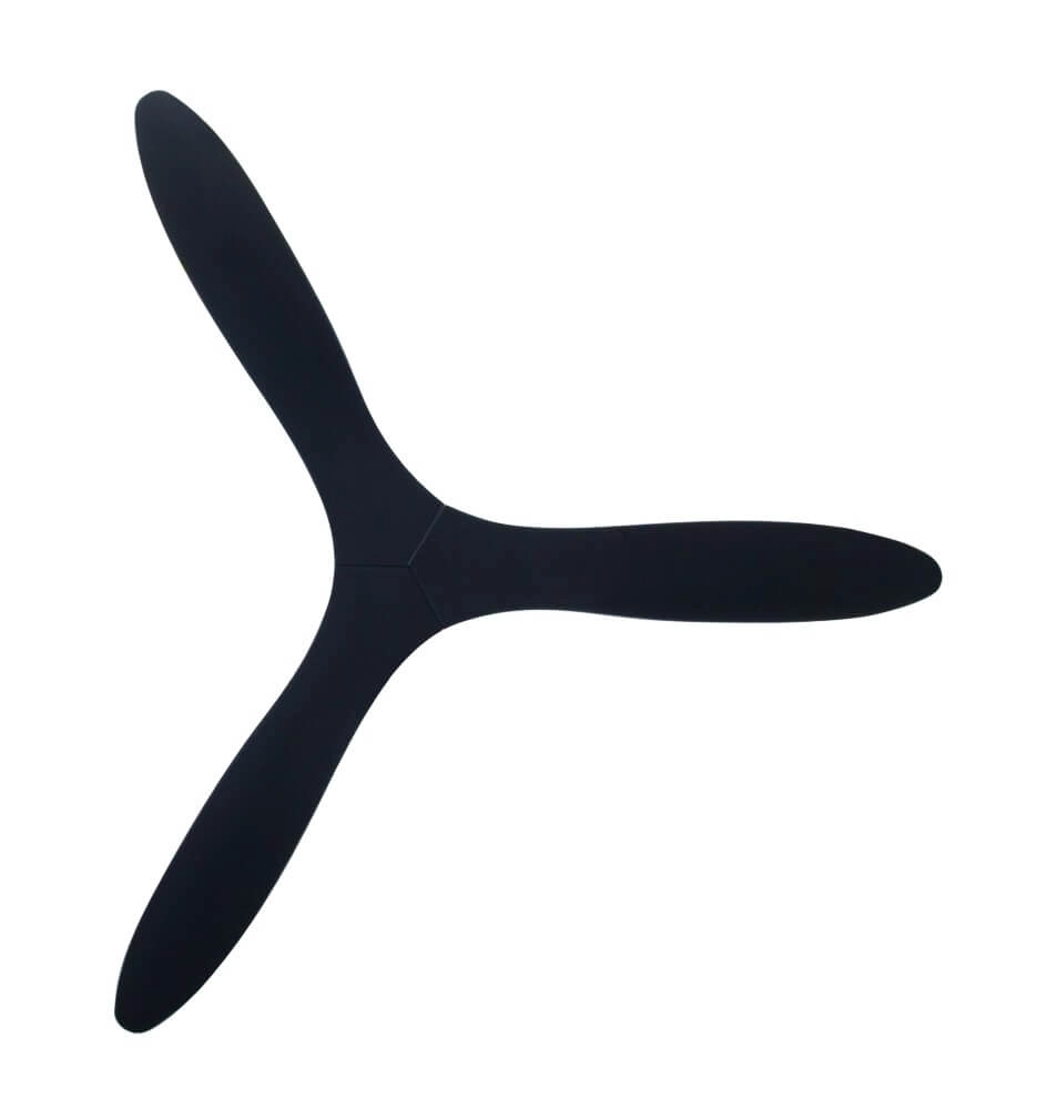 Ventilateur de plafond noir sans lampe Whitehaven Ø 143cm IP55 Beacon 9333509136446