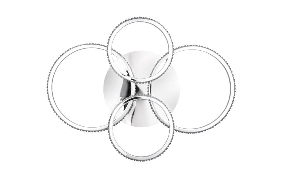 Plafonnier design Cires chrome Trio 4017807600940