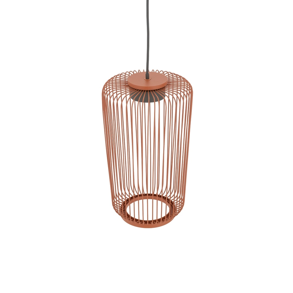 Lampe cage Kenai terre cuite Ø 20 cm Lyora 5903139122238