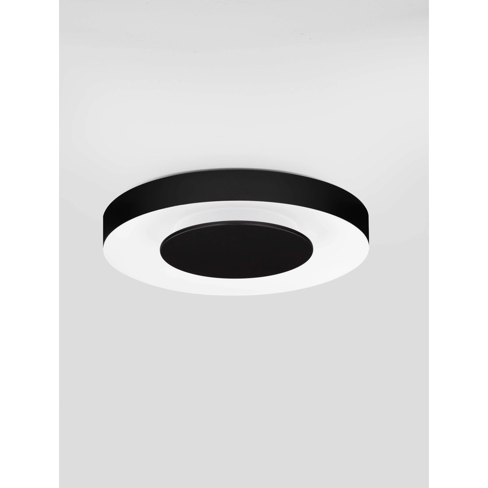 Plafonnier Pada noir Ø 40cm Lyora 5212017463302