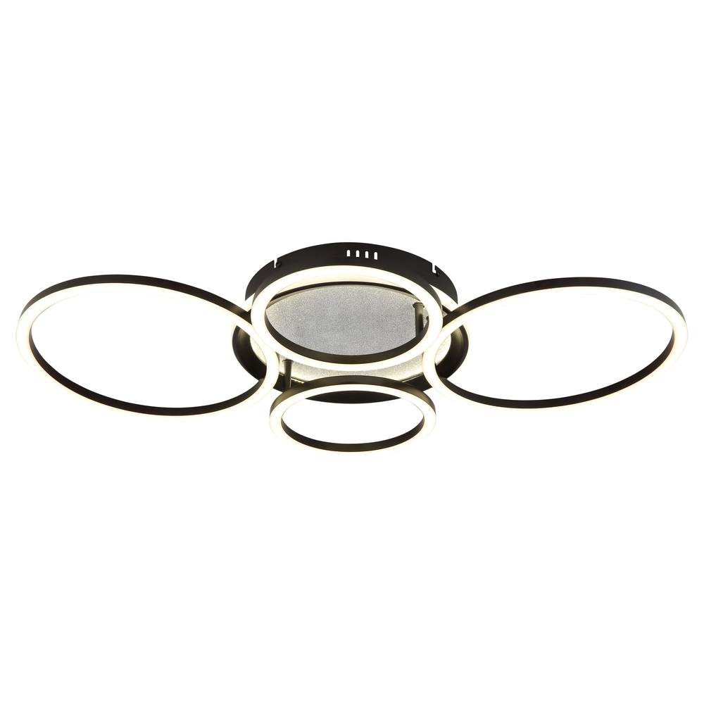 Lampe de plafond à design Alvis Noir Globo 9007371586363
