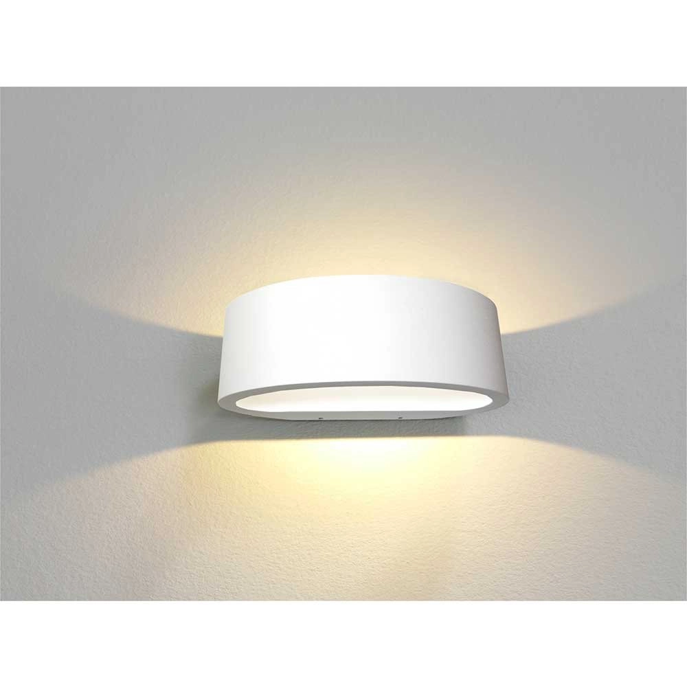 Spot mural blanc Sharp 19 cm - blanc