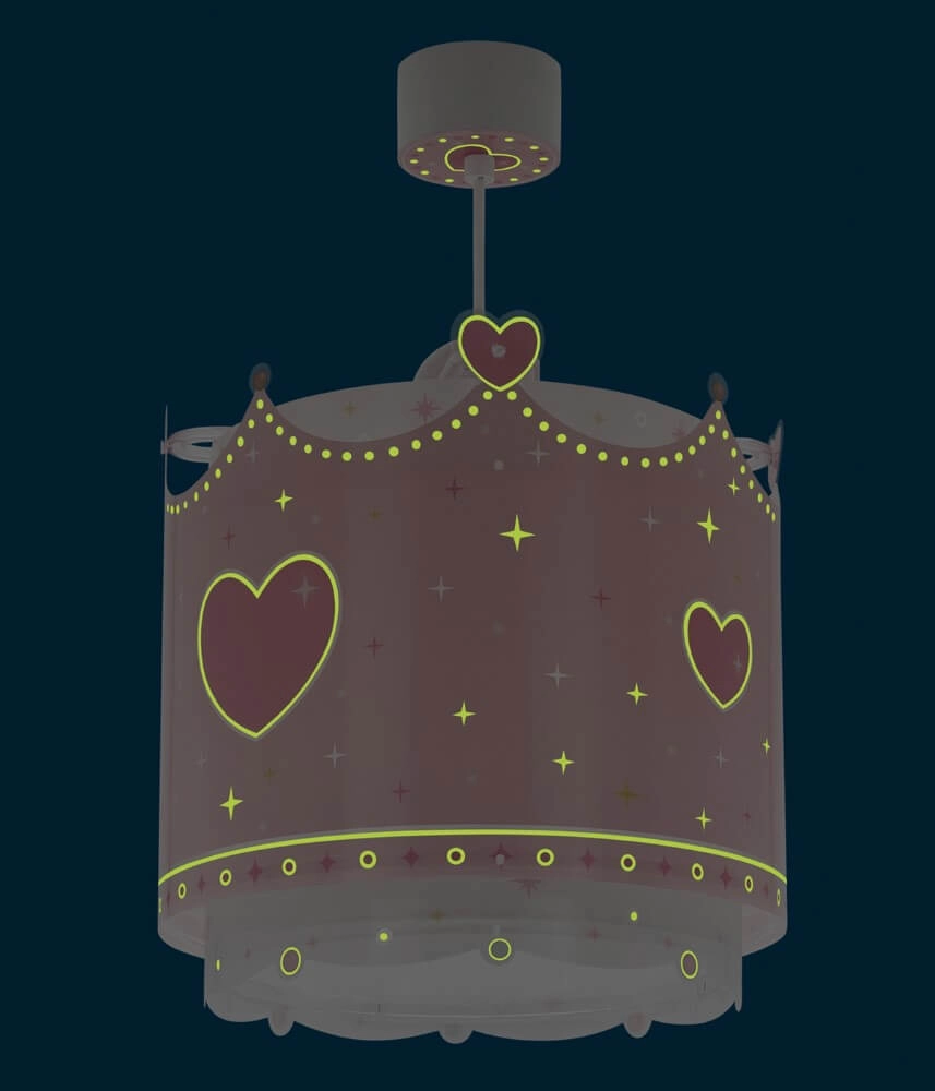 Lampe suspendue chambre d'enfant Little Queen Dalber 8420406611020