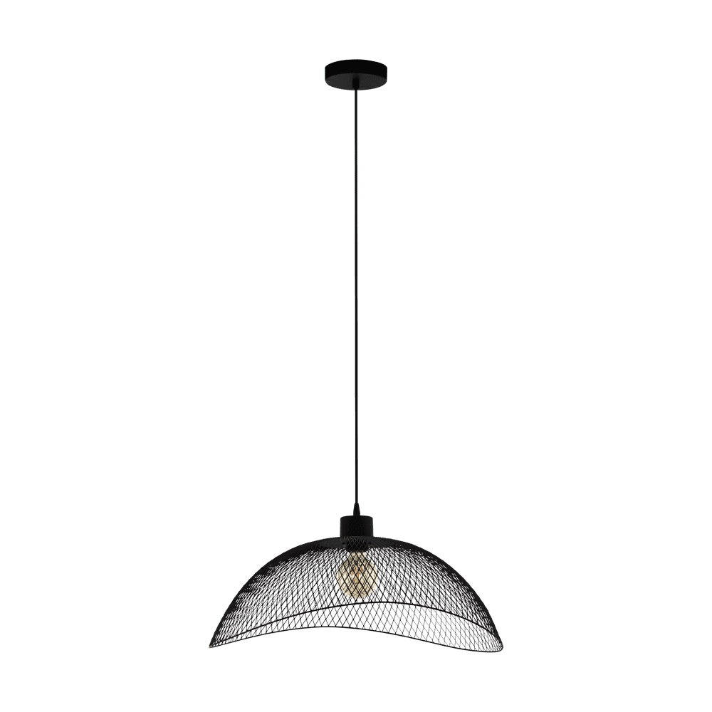 Lampe à suspension Pompeya 57cm noir