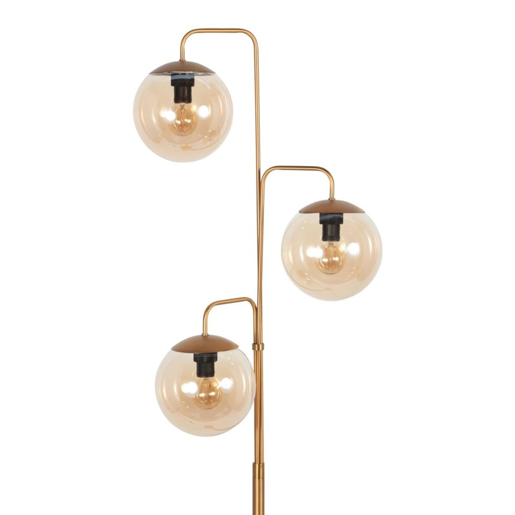 Lampe de pied Bollique bronze Steinhauer 8712746184778