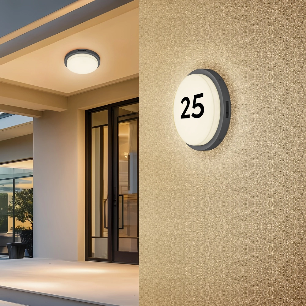 Plafonnier Bermejo rond anthracite Trio 4017807648348