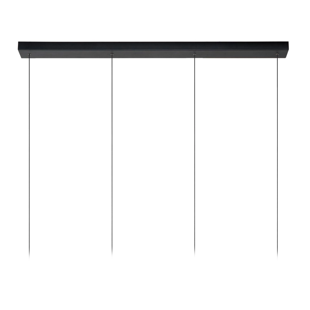 Lampe suspendue à 4 lumières Lorenz Noir de conception Lucide 5411212740687