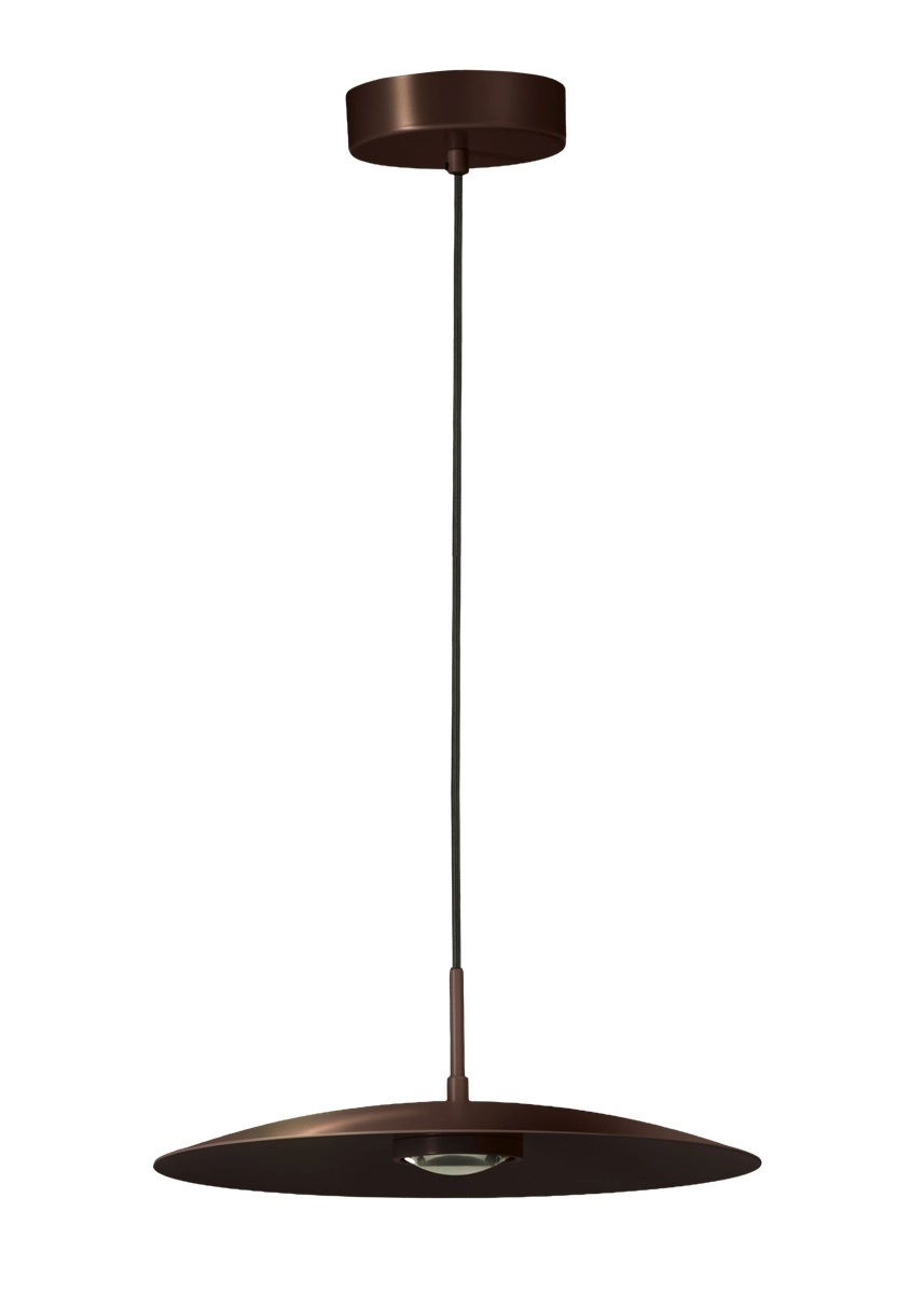 Lampe suspendue élégante Sanne Ø 40 cm - brun anodique