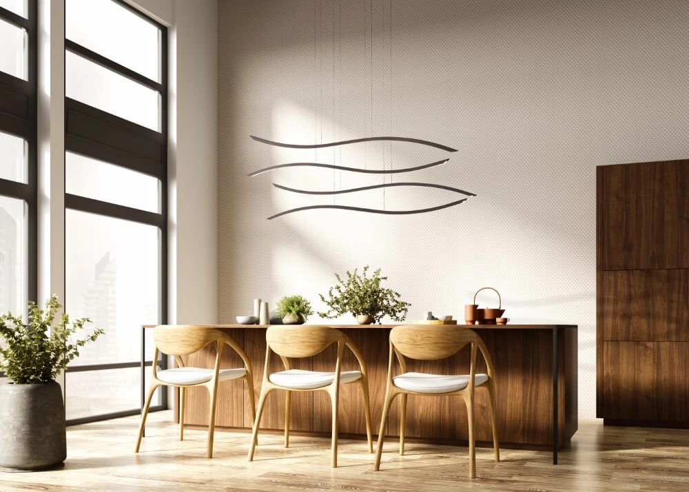 Lampe suspendue design Fisk noir Fischer & Honsel 4003694610421