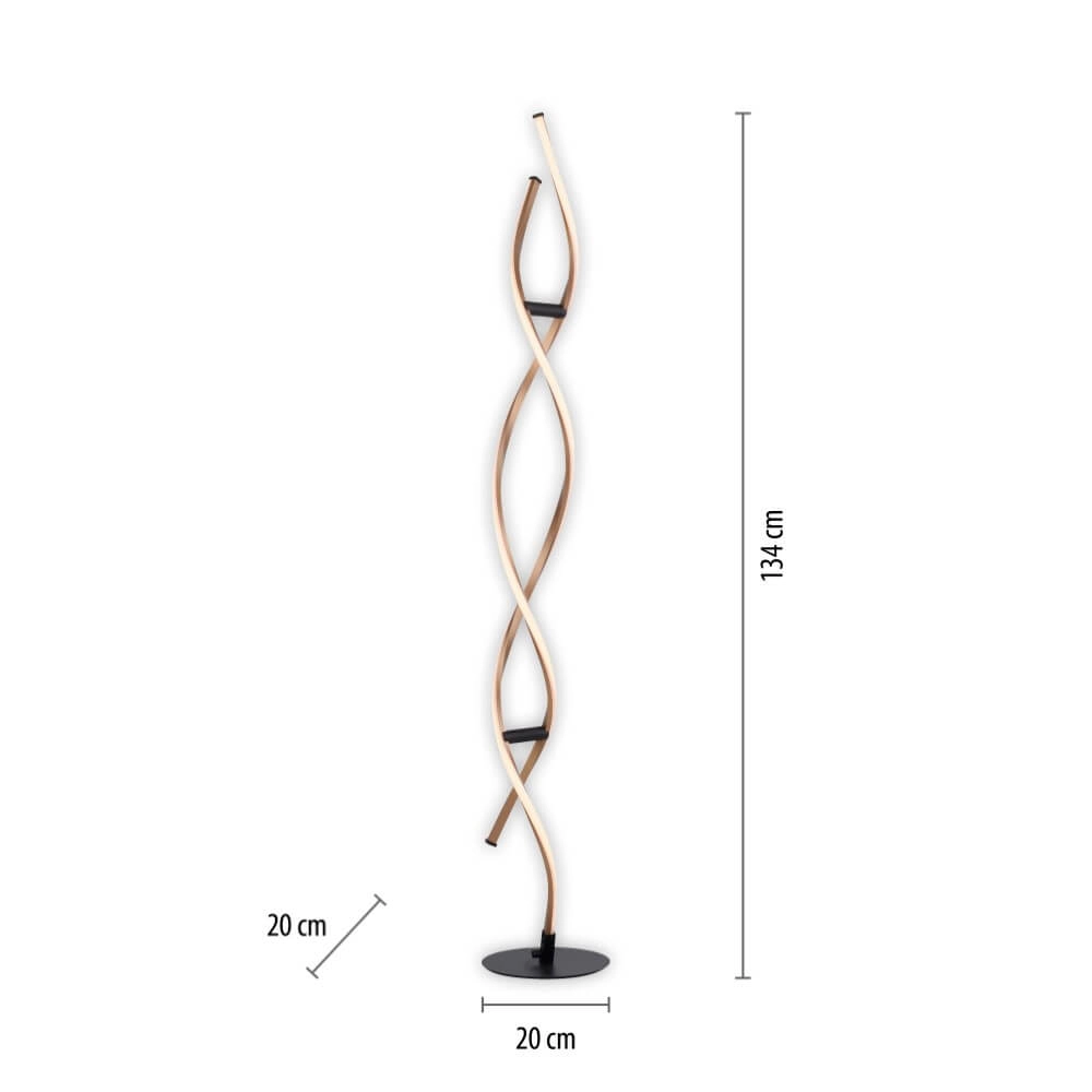 Lampadaire design Polina 134 cm Paul Neuhaus 4012248371695