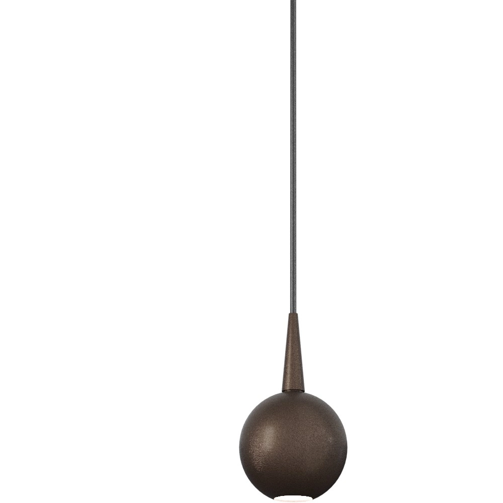 Lampe suspendue Talana Brun cacao Ø 6 cm Masterlight 8718121350097
