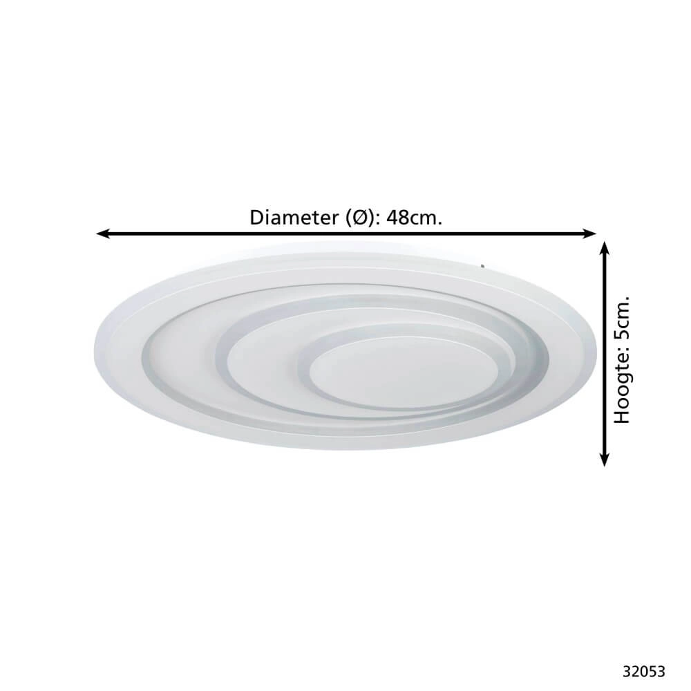 Plafonnier LED Palagiano 1 Ø48cm Eglo 9002759320539