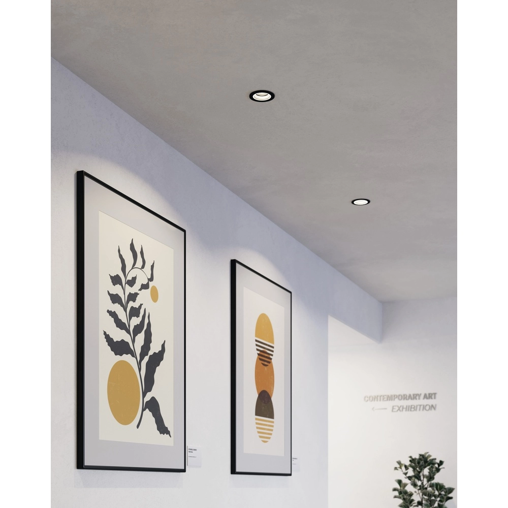 Tache en retrait Zigbee Carosso-Z Noir - rond Eglo 9008606259809