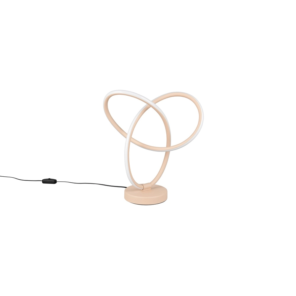 Lampe de table Lando Design brun sable Trio 4017807656534